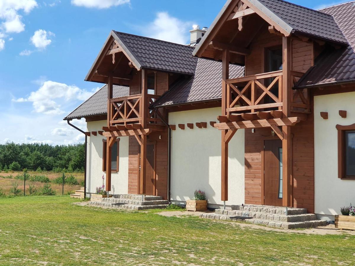 MILOCHÓWKA - dom drewniany bliźniak Wdzydze Tucholskie Zewnętrze zdjęcie